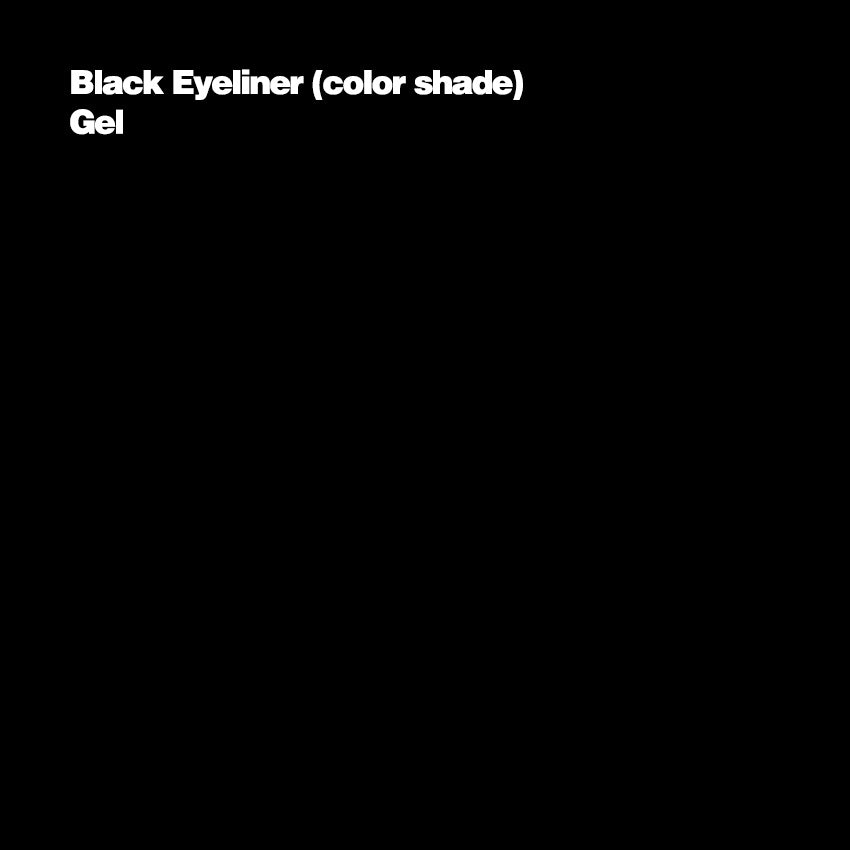 Gel Eyeliner - Black