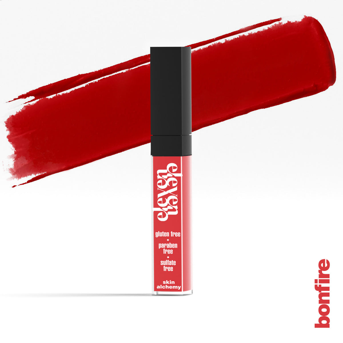 red liquid lipstick